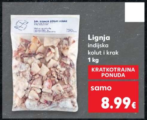 Lignja indijska kolut i krak 1 kg