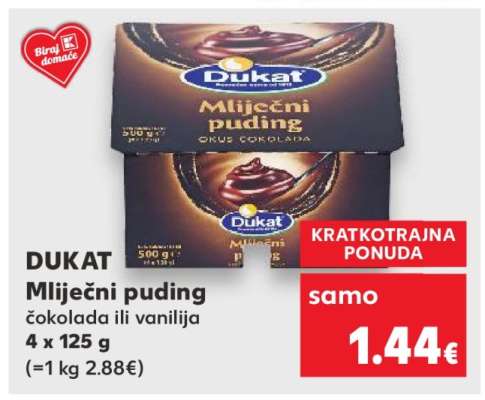 DUKAT Mliječni puding