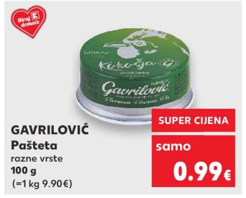 GAVRILOVIĆ Pašteta