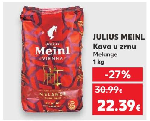 JULIUS MEINL Kava u zrnu Melange 1 kg