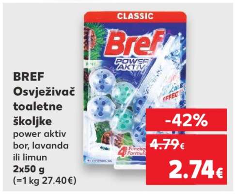 BREF Osvježivač toaletne školjke