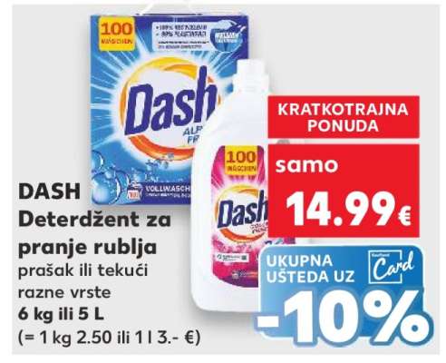 DASH Deterdžent za pranje rublja