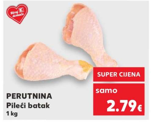 PERUTNINA Pileći batak 1 kg