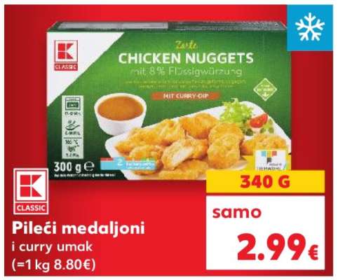 Pileći medaljoni i curry umak