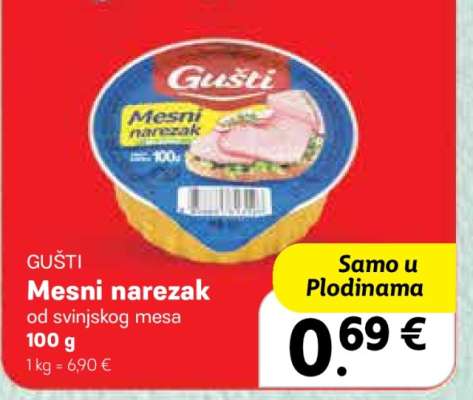 GUŠTI Mesni narezak