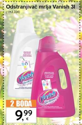 Odstranjivač mrlja Vanish 3l
