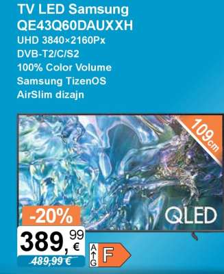 TV LED Samsung QE43Q60DAUXXH