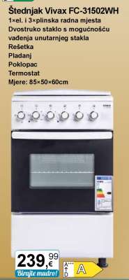 Štednjak Vivax FC-31502WH