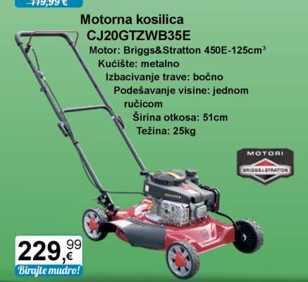 Motorna kosilica CJ20GTZWB35E