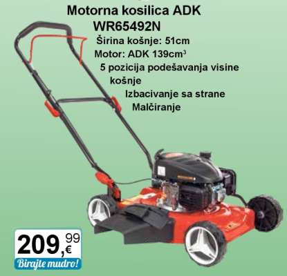 Motorna kosilica ADK WR65492N