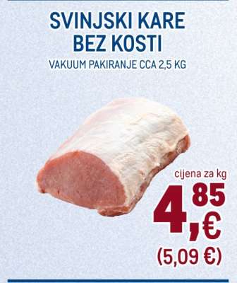 Svinjski kare bez kosti