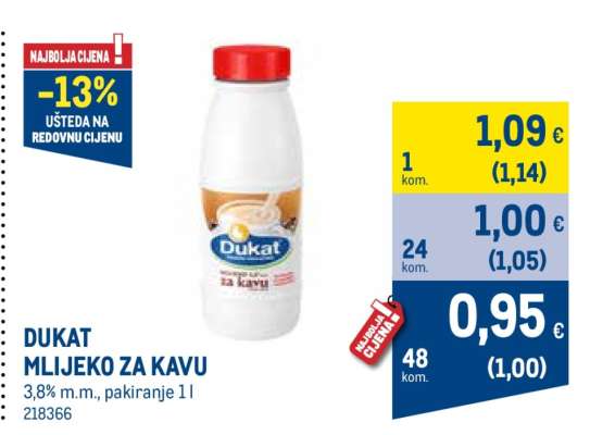 DUKAT MLIJEKO ZA KAVU