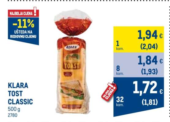 KLARA TOST CLASSIC