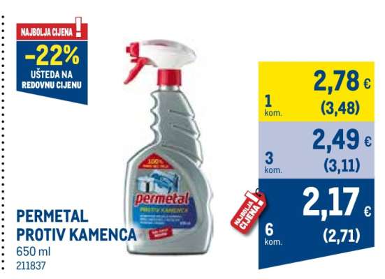 permetal PROTIV KAMENCA