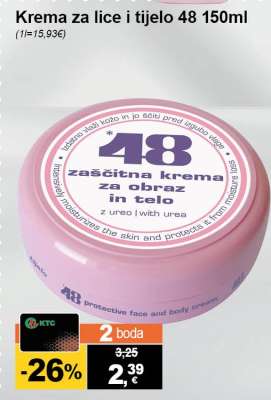 Krema za lice i tijelo 48 150ml