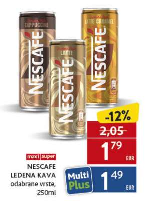 NESCAFÉ LEDENA KAVA odabrane vrste 250ml