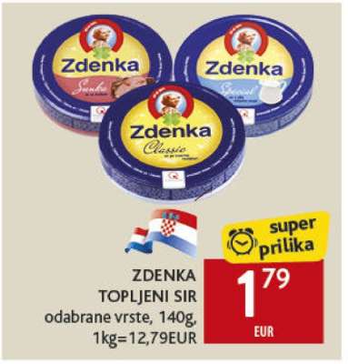ZDENKA TOPLJENI SIR