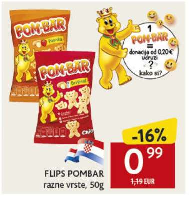 FLIPS POMBAR razne vrste 50g