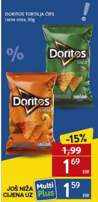 DORITOS Tortilja čips