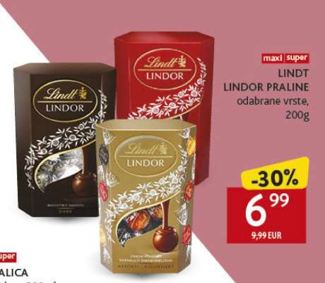 LINDT LINDOR PRALINE