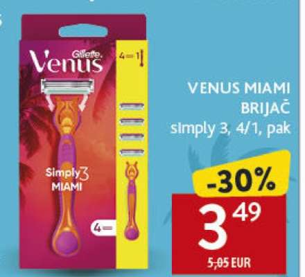 VENUS MIAMI BRIJAČ