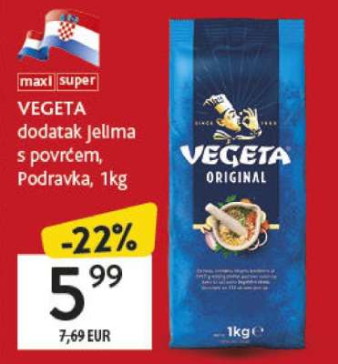 VEGETA dodatak jelima s povrćem, Podravka, 1kg