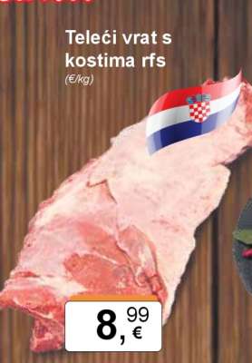 Teleći vrat s kostima rfs
