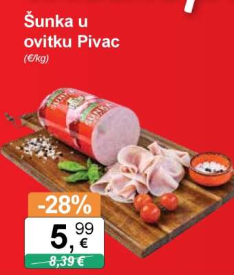 Šunka u ovitku Pivac