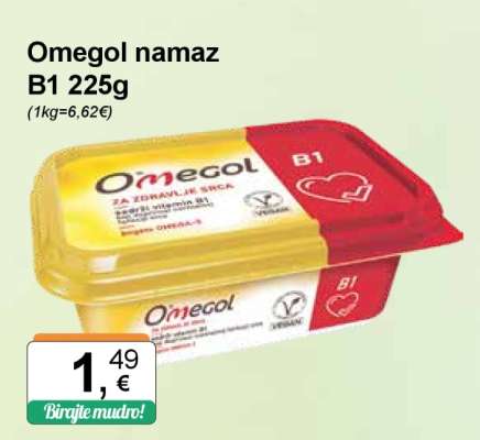 Omegol namaz B1 225g