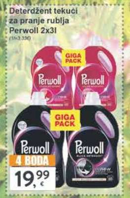 Deterdžent tekući za pranje rublja Perwoll 2x3l