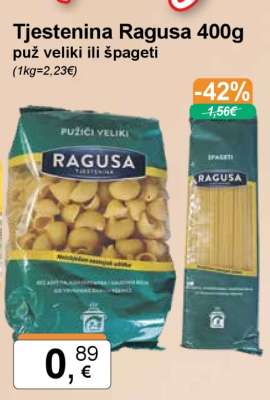 Tjestenina Ragusa 400g
