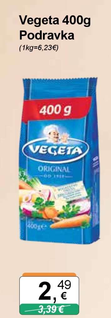 Vegeta 400g Podravka