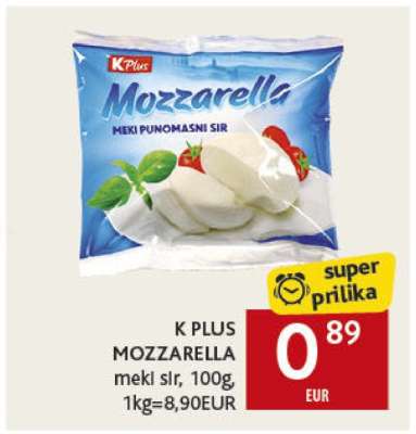 K PLUS MOZZARELLA