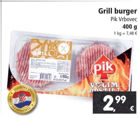 Grill burger