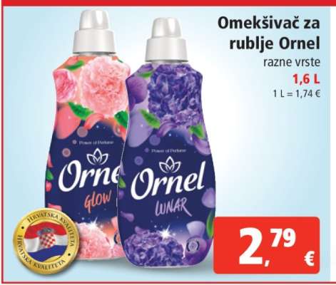 Omekšivač za rublje Ornel