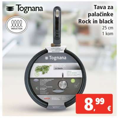 Tognana Tava za palačinke Rock in black