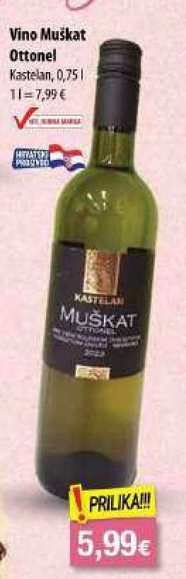 VINO MUŠKAT OTTONEL
