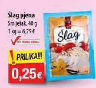 Šlag pjena,