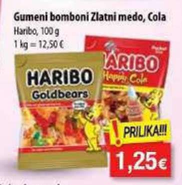 Gumeni bomboni Zlatni medo, Cola