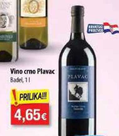Vino crno Plavac