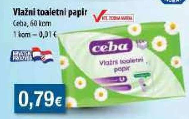 Vlažni toaletni papir