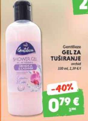 Gentilleza Gel za tuširanje