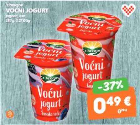 ' Z BREGOV VOĆNI JOGURT