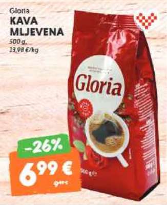 GLORIA KAVA •mljevena