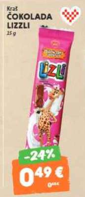 Kraš Čokolada Lizzli