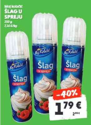 Moj Kolačić Šlag u Spreju