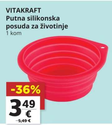 VITAKRAFT Putna silikonska posuda za životinje
