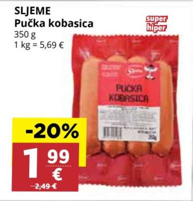 SLJEME Pučka kobasica