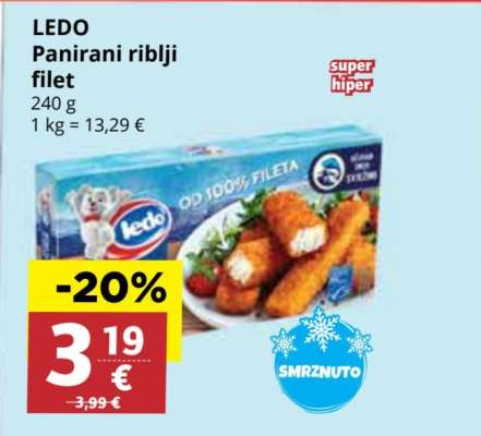 Ledo Panirani Riblji Filet