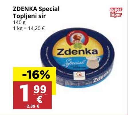 ZDENKA Special Topljeni sir
